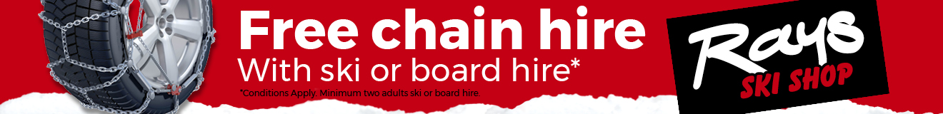 Ray's Ski Shop | Free Chain Hire with ski or board hire